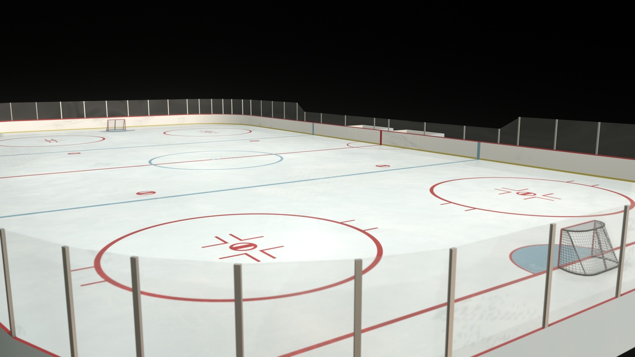 Media 1 for listing LowPoly Ice Hockey Rink