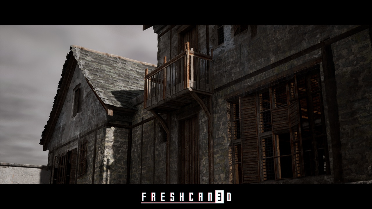 商品 Old Village Houses Pack ( House interior, Modular House, Stone house ) 的媒体 1