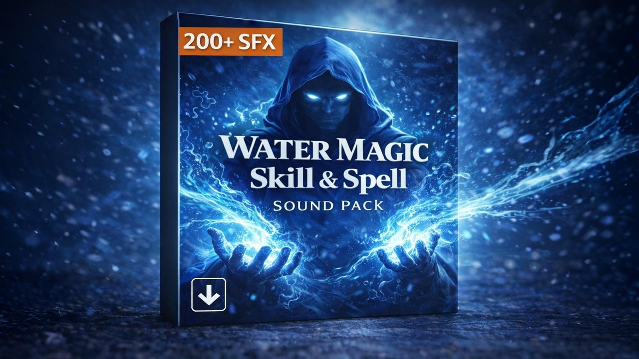 Media 1 for listing Water Magic Skill Spell Sound Pack