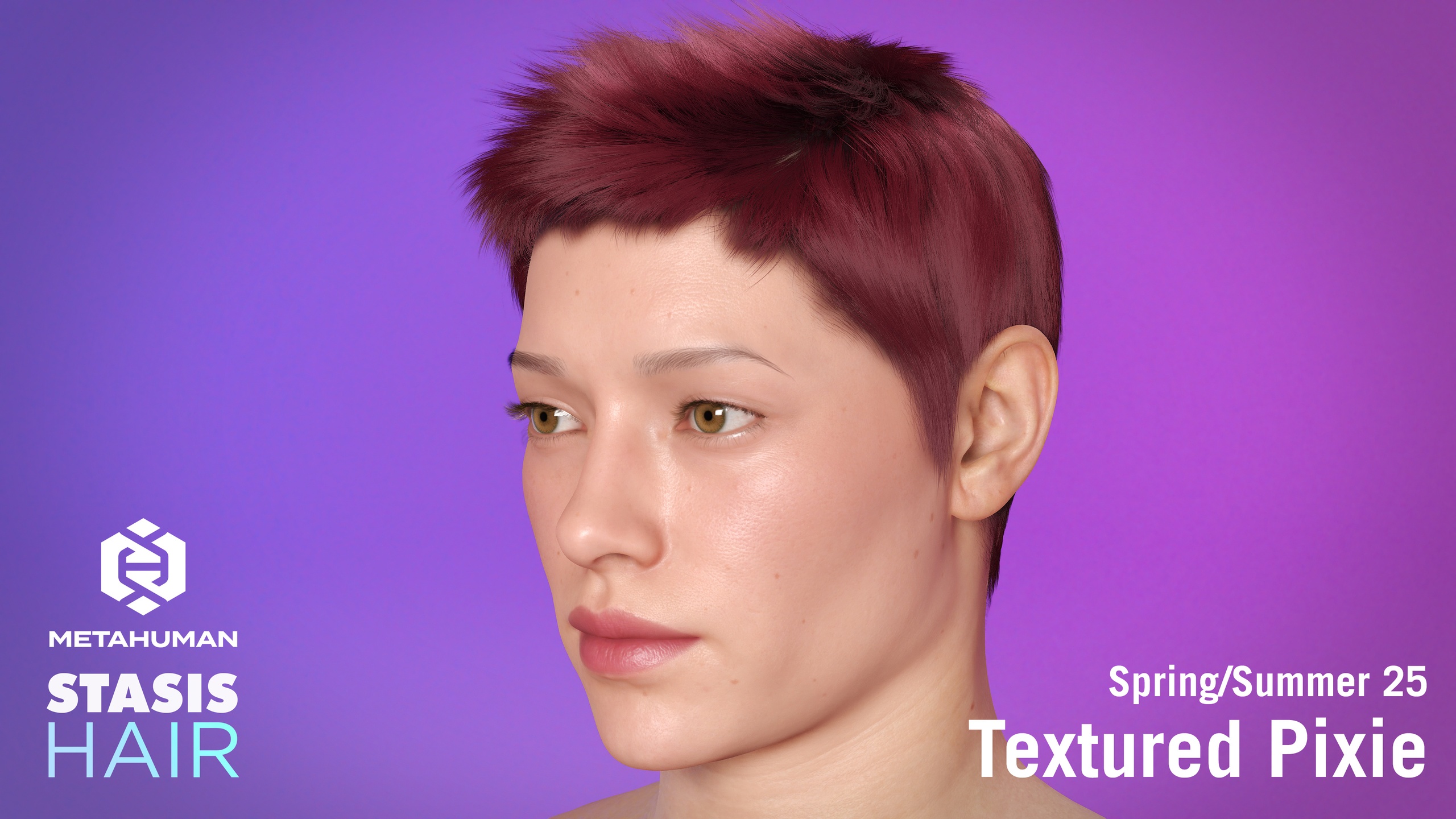 Media 1 for listing Realistic Hair - Textured Pixie - SS25