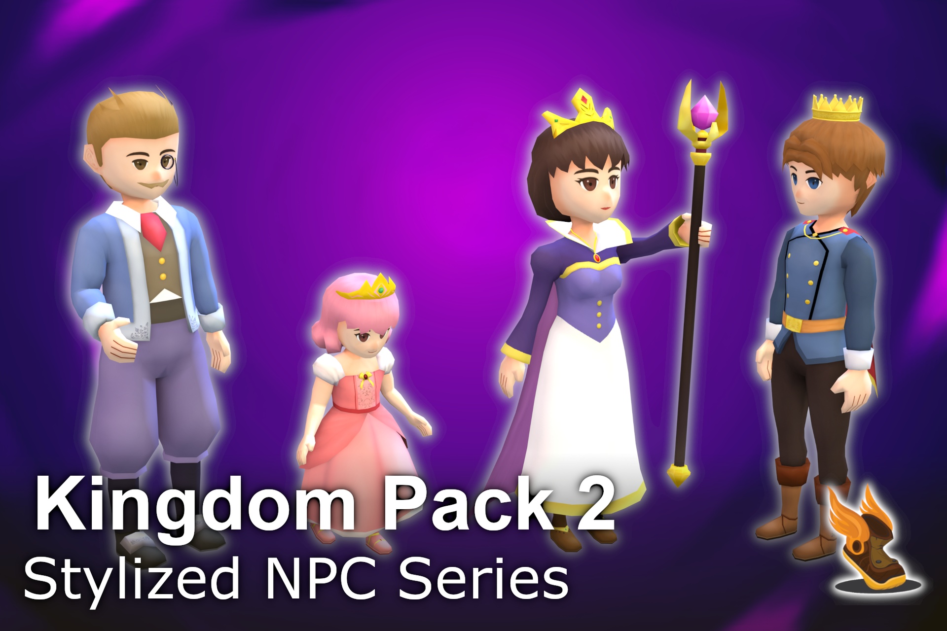 Media 1 for listing Stylized NPC - Kingdom Pack 2