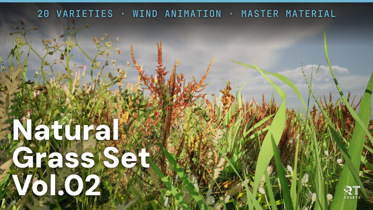 Media 1 for listing Natural Grass Set Vol.02
