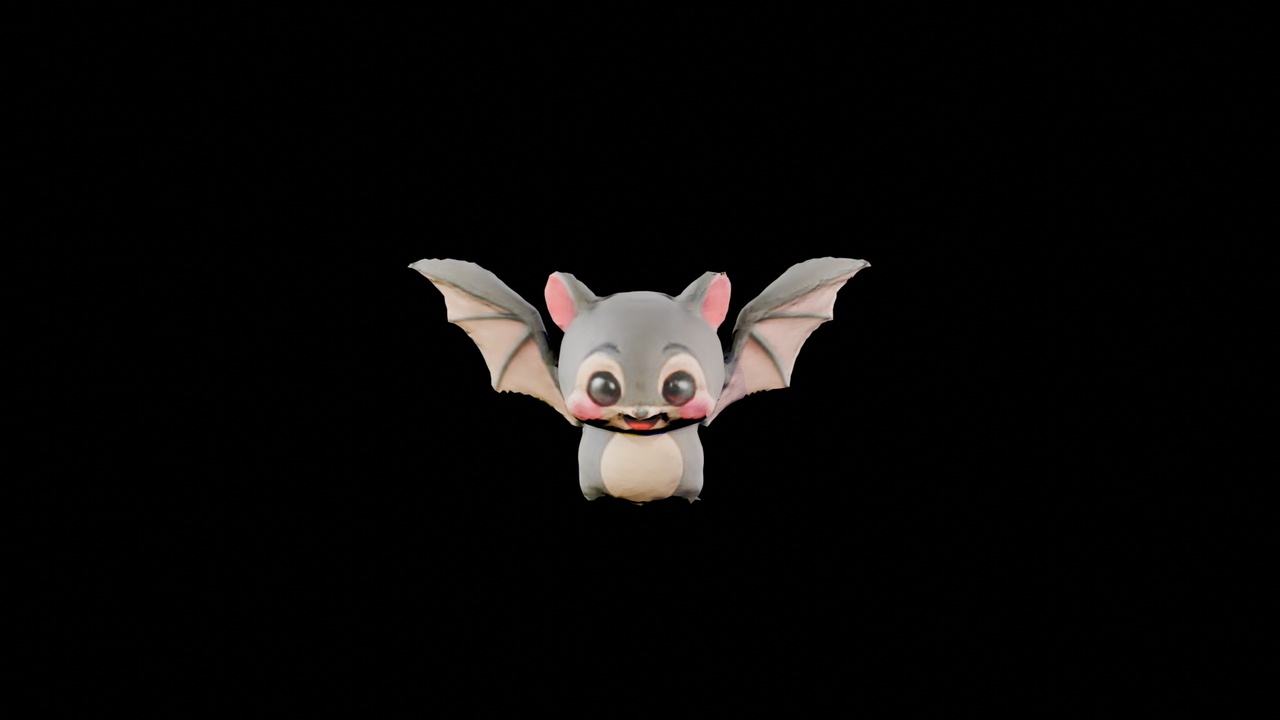 Media 1 for listing A Cute Vampire Bat