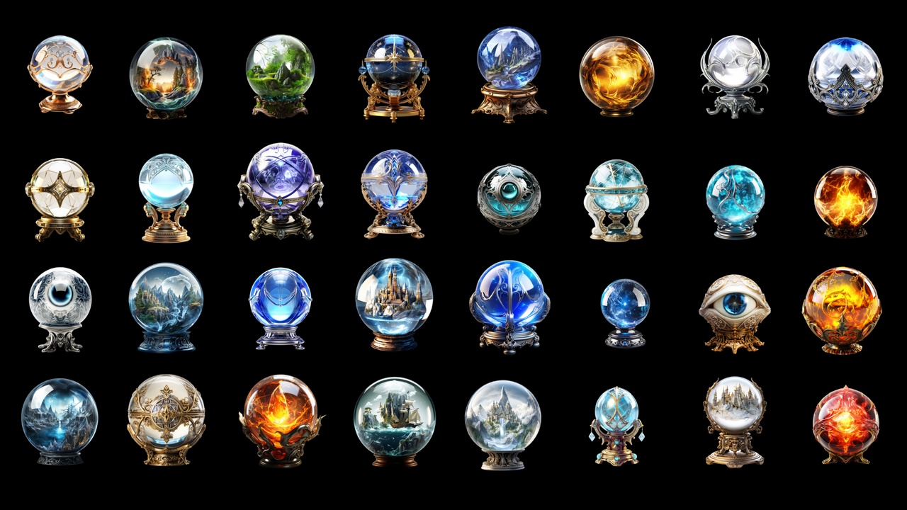 Media 1 for listing Crystal Balls V2 - Icon Pack