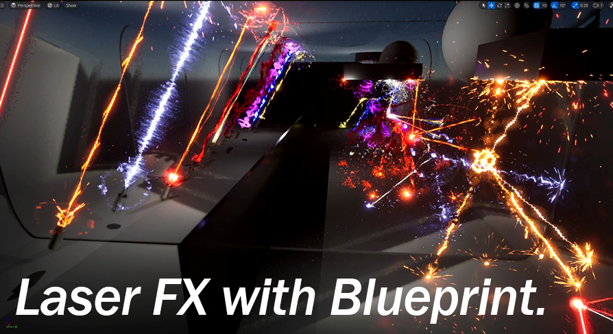 Laser FX with Blueprint | Fab