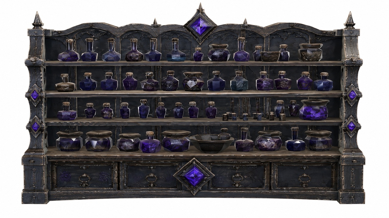 Media 1 for listing Fantasy Arcane Void Alchemy Props Pack