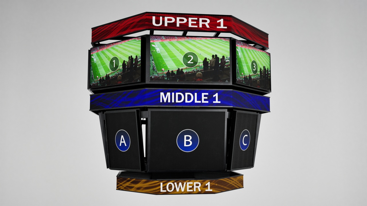 Media 1 for listing Jumbotron scoreboard double