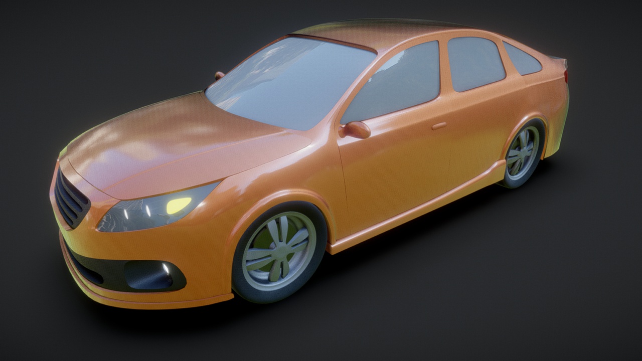 Media 1 for listing 3D Car Asset: Sedan #2