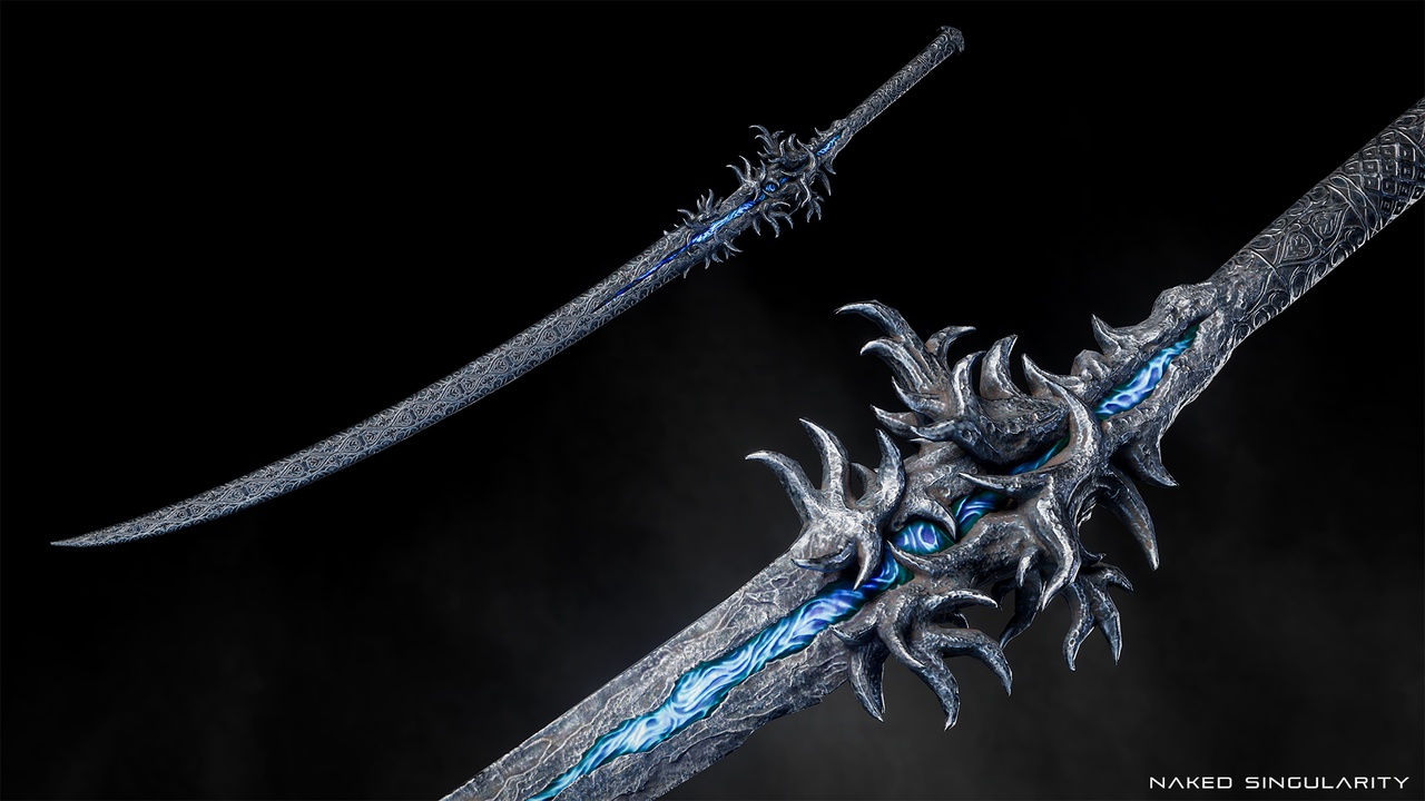 Media 1 for listing Spike Katana - Japanese Fantasy swords