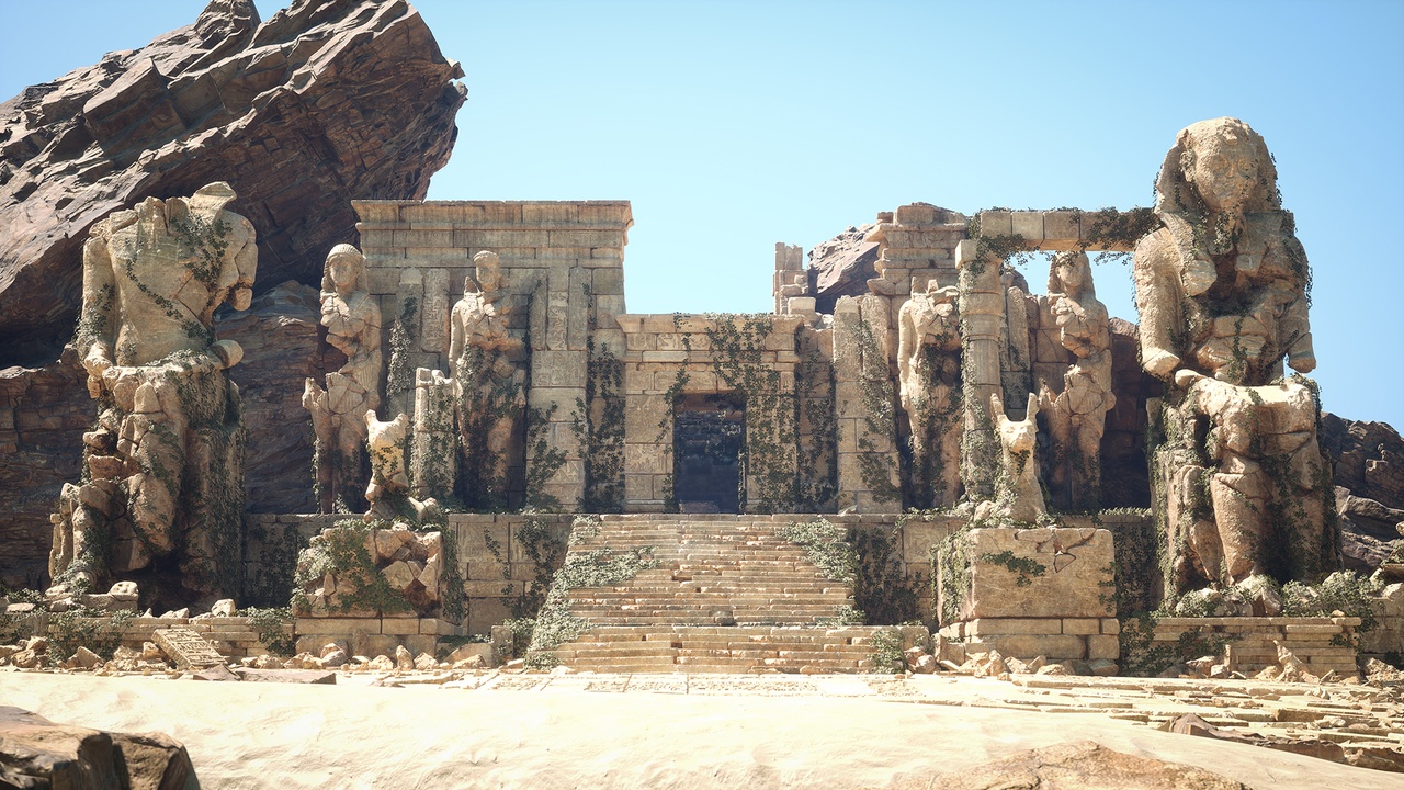 商品 Egypt Ruins Environment 的媒体 1