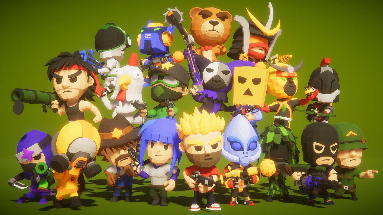 Media 1 for listing Battle Royale Hero Polyart