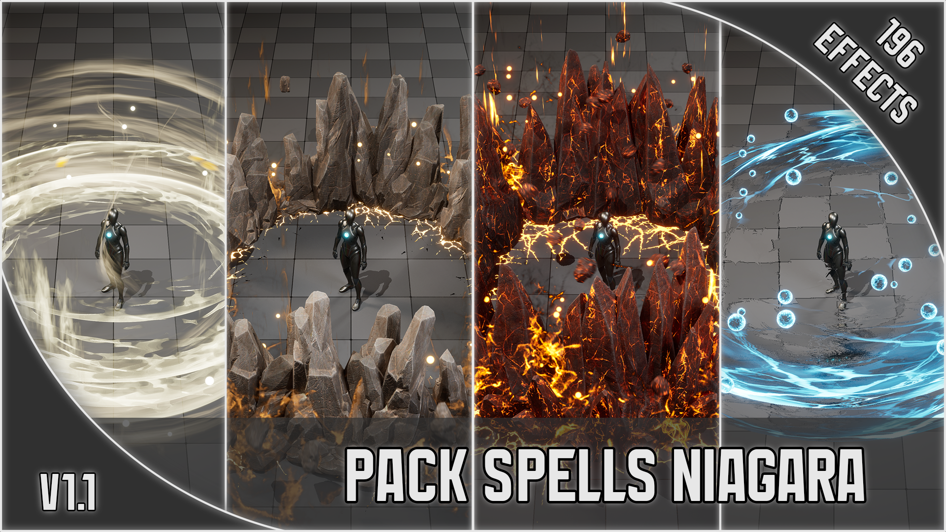 [196] Pack Spells Niagara | Fab