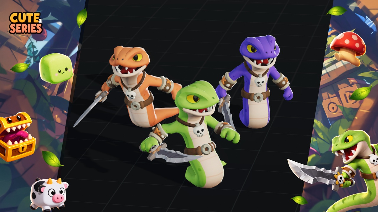 Media 1 for listing Serpent Enemy Cute Series