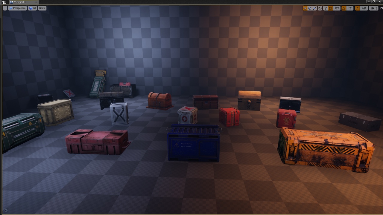 Media 1 for listing Treasure and Scifi Chests Pack
