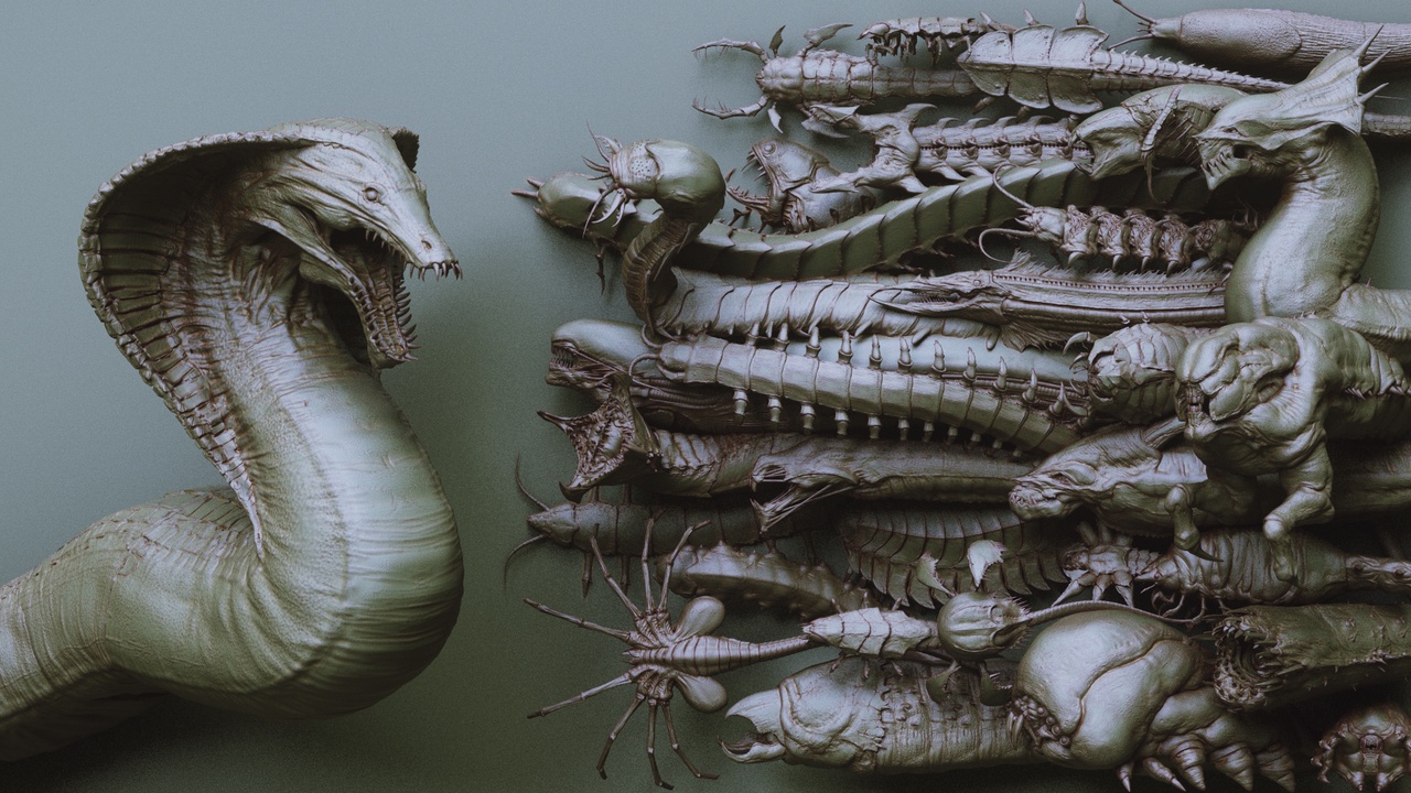 出品CRAWLERS - 33 Creeping Beasts Curve Brush and OBJsのメディア1