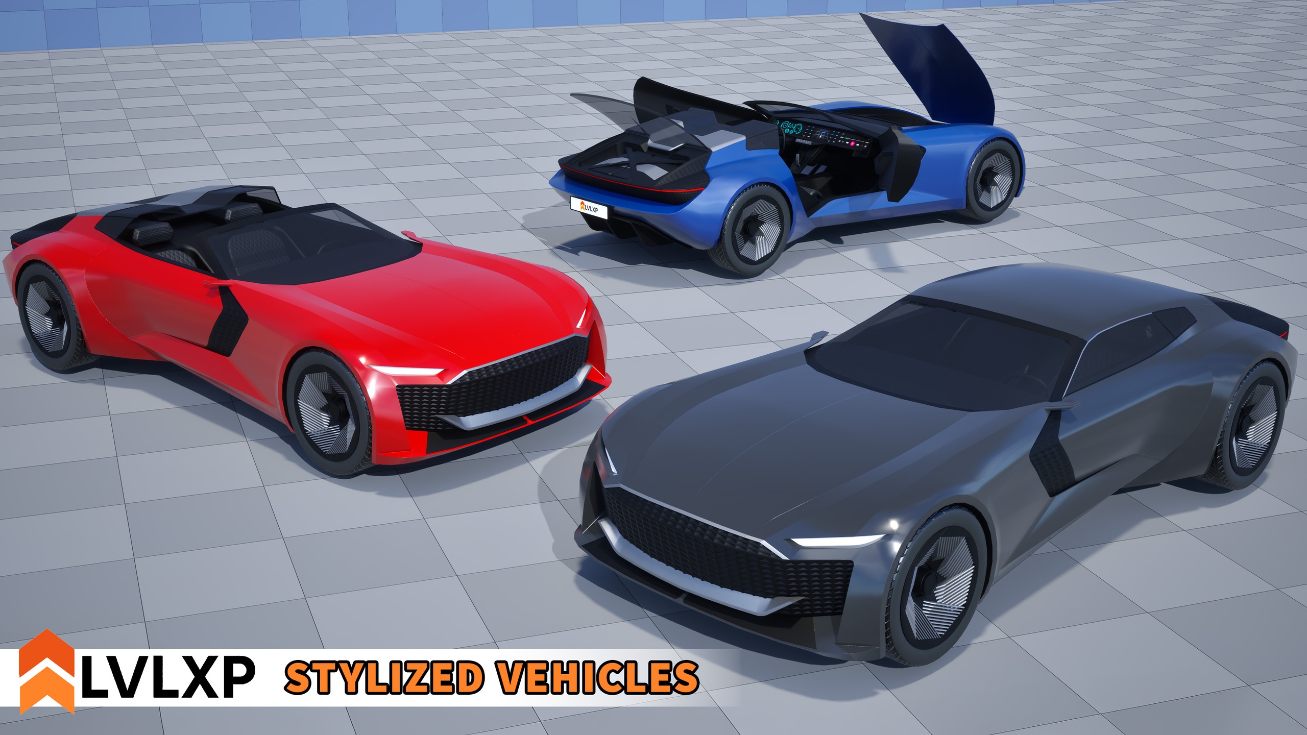 Media 1 for listing Stylized Drivable Vehicles - Super Car "Infinity"