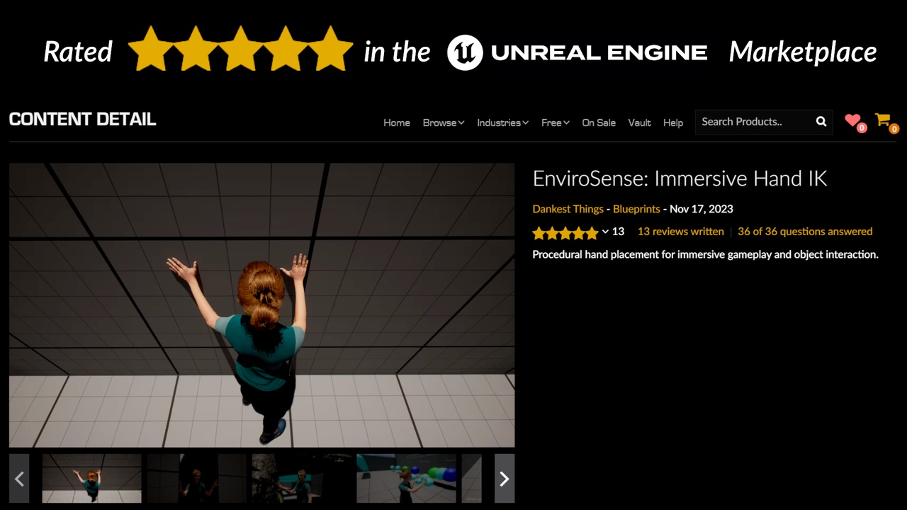 Media 1 for listing EnviroSense: Immersive Hand IK