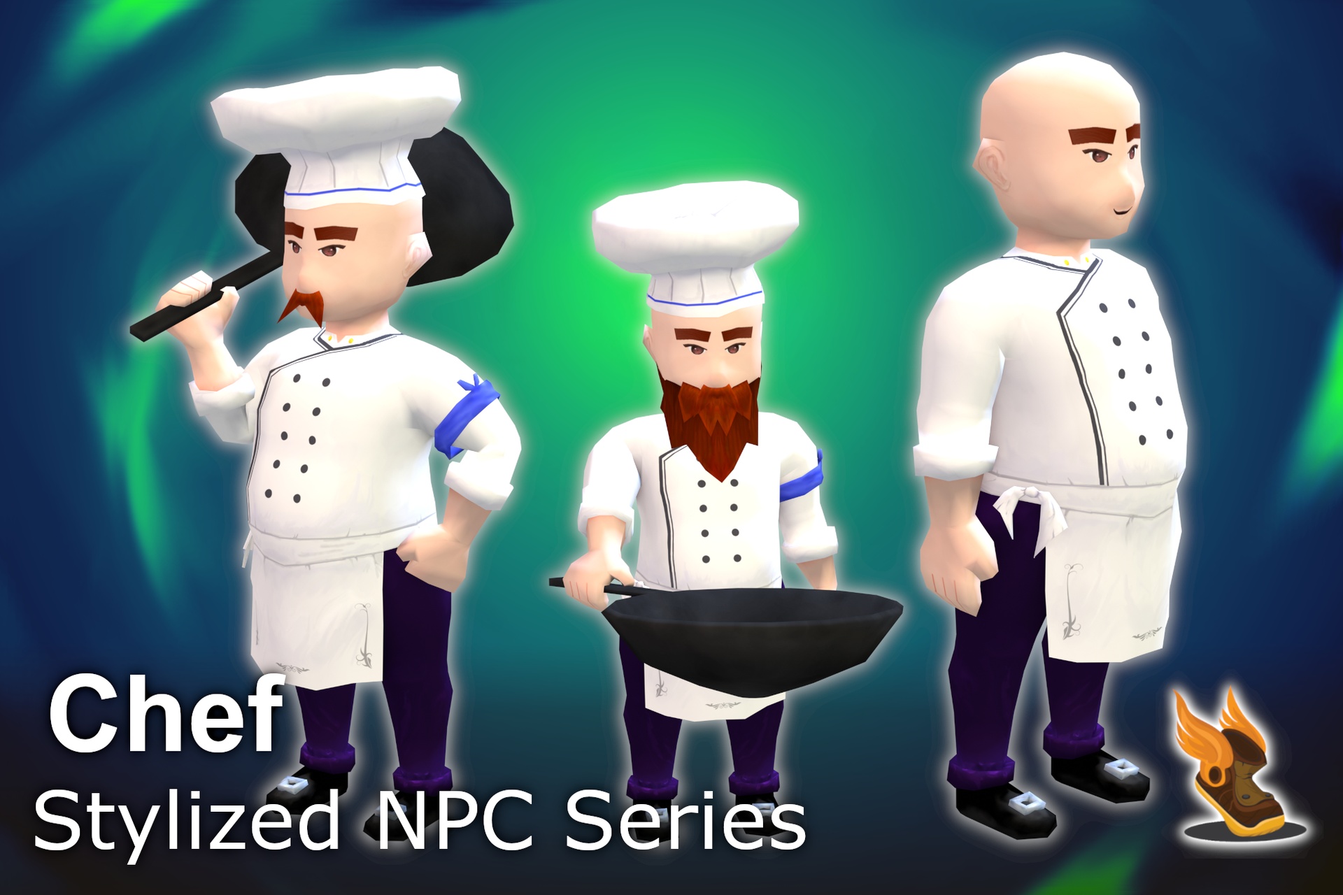 Chef Fn Stylized NPC - Chef | Fab