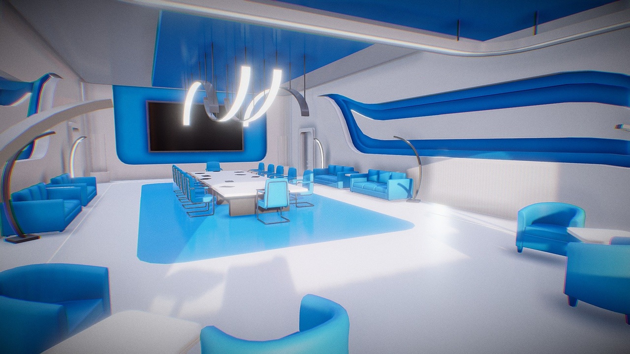 Media 1 for listing VR Metaverse Spaceship Interior 08