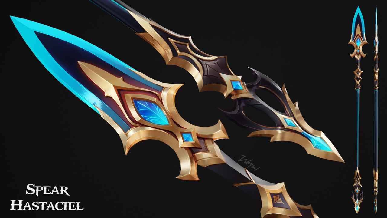Media 1 for listing Spear Hastaciel [Stylized Fantasy]
