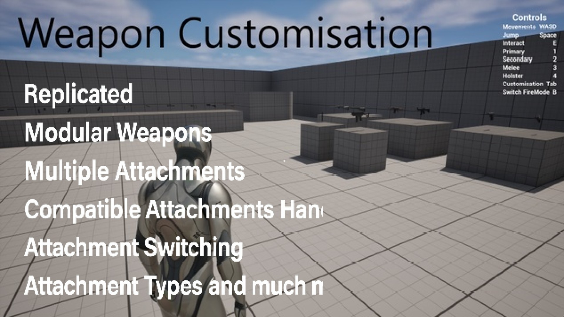 Replicated Weapon Customisation System | Fab