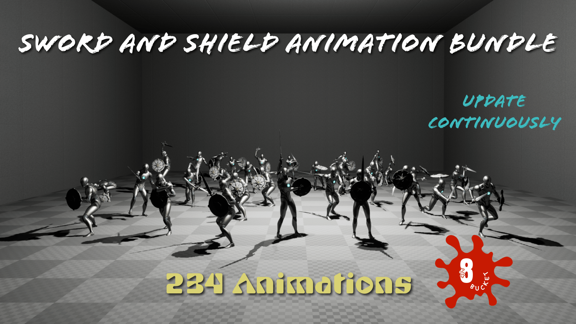 Sword and Shield Animation Bundle | Fab