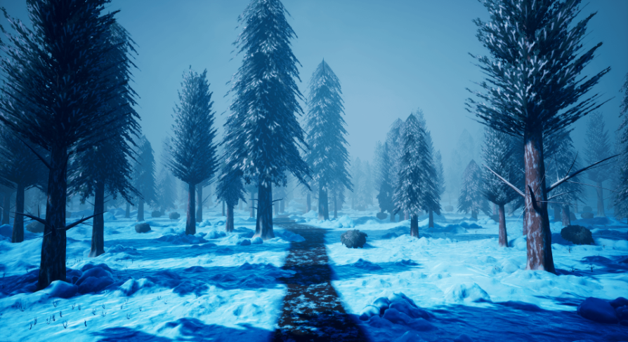Stylized Snowy Environment | Fab