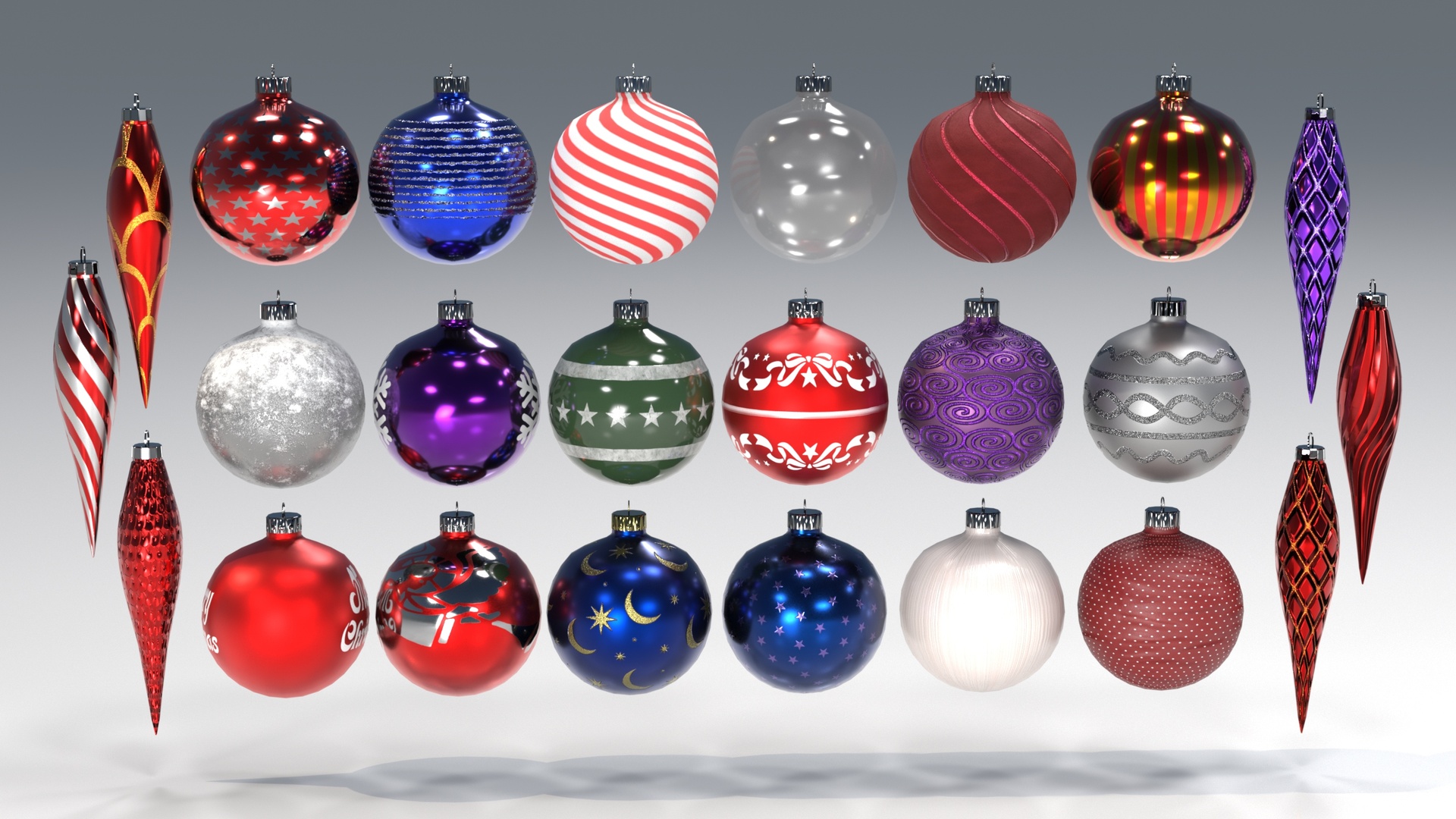 Media 1 for listing Christmas Ornament Asset Pack