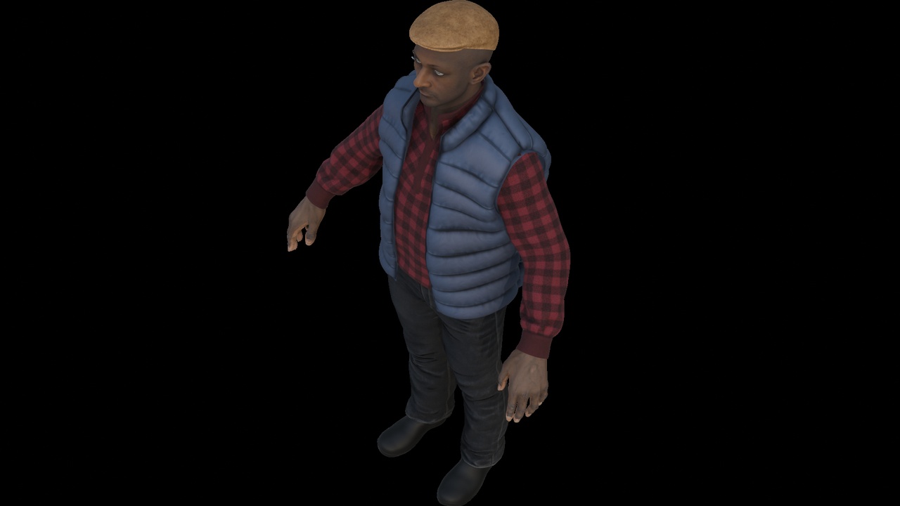 Media 1 for listing Urban Man with Puffer Vest