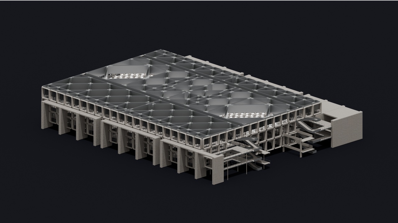 出品Brutalist Industrial Podium Building 12のメディア1