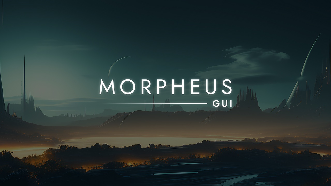 Media 1 for listing Morpheus GUI - Scifi UI Full Kit - Futuristic Game Menu + sources