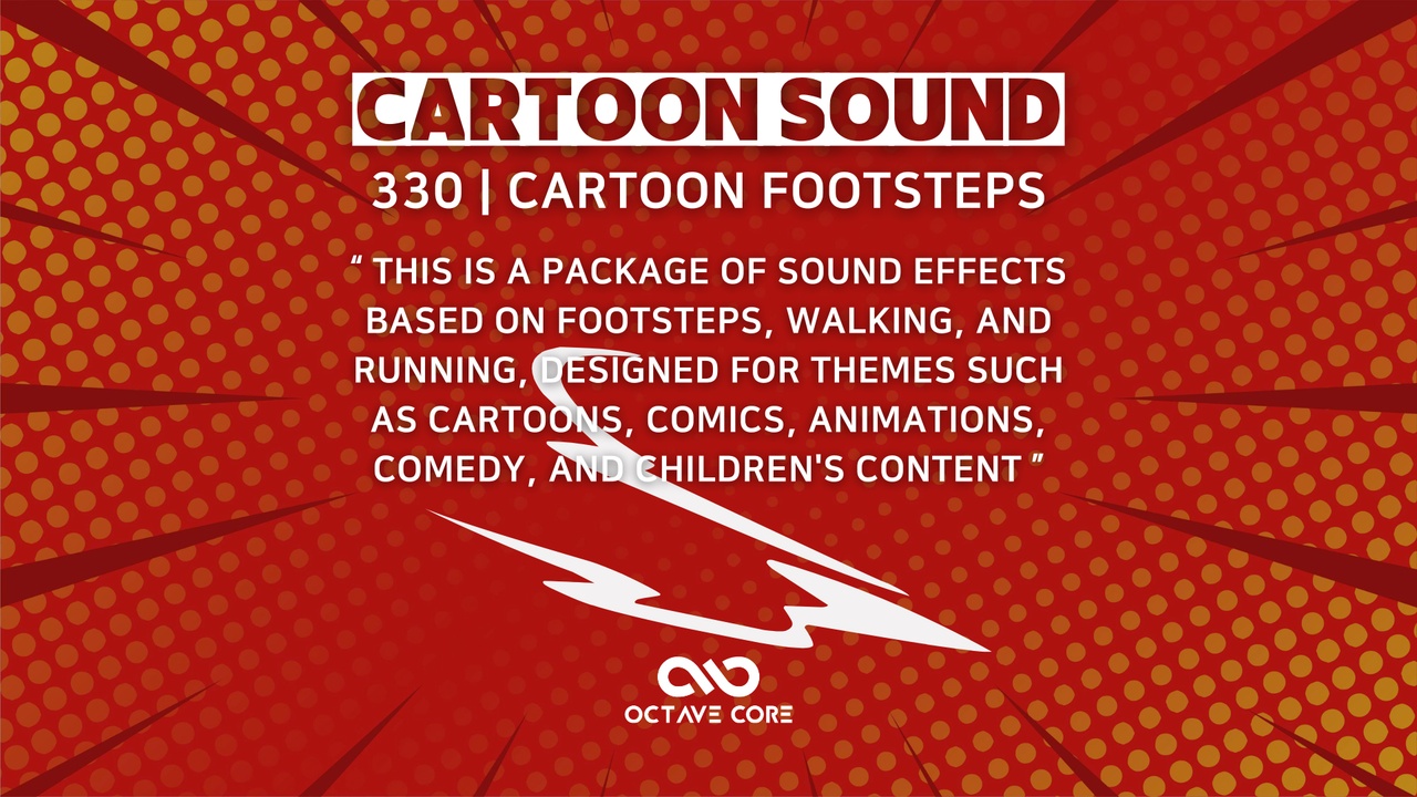 CartoonFootstep1 SoundEffect 제품 등록을 위한 미디어 1개