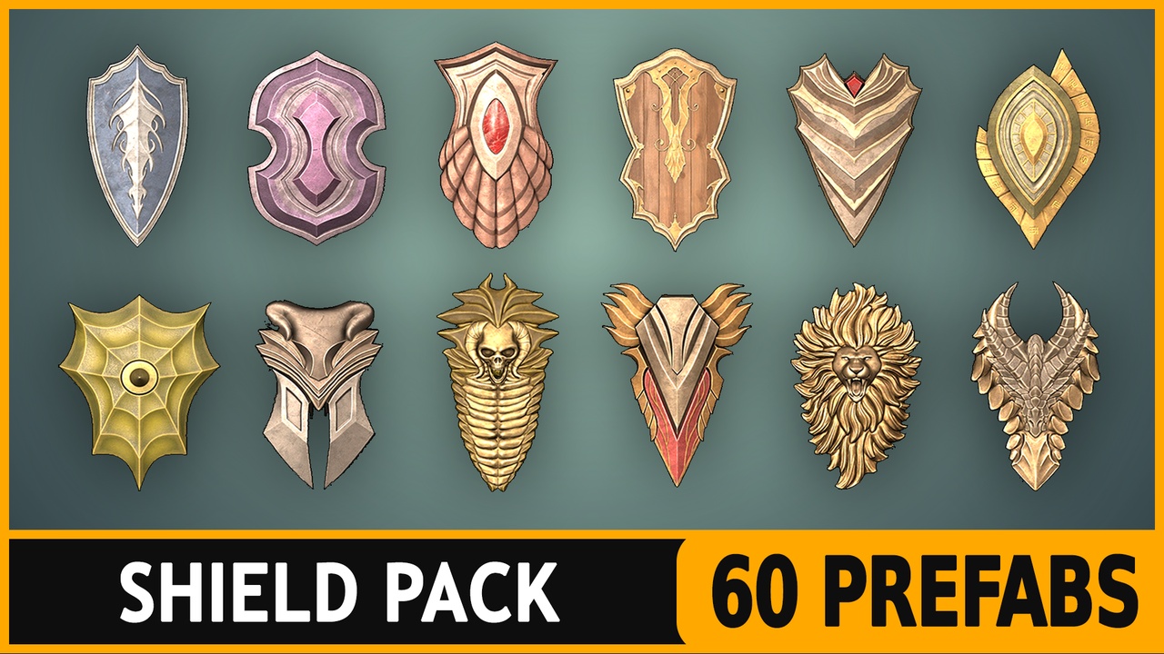 Media 1 for listing Shields - Fantasy RPG Weapons Pack