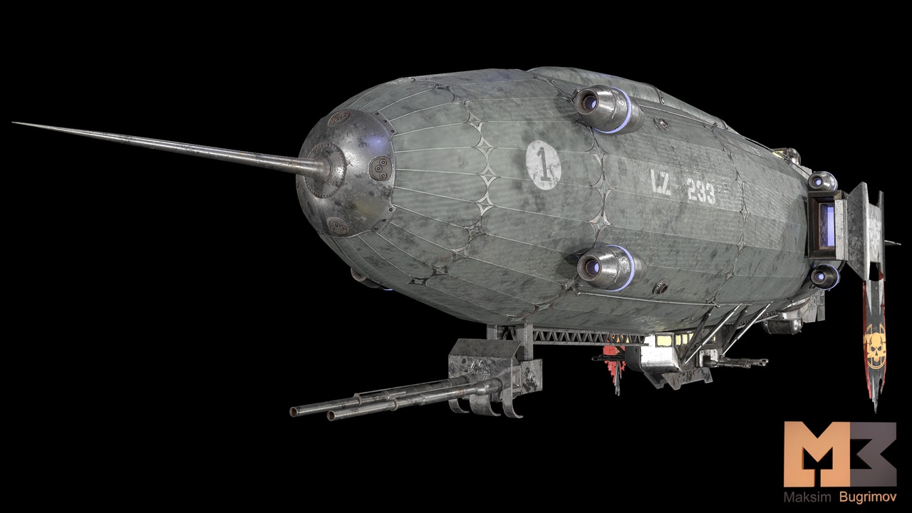 Dystopia Airship 제품 등록을 위한 미디어 1개