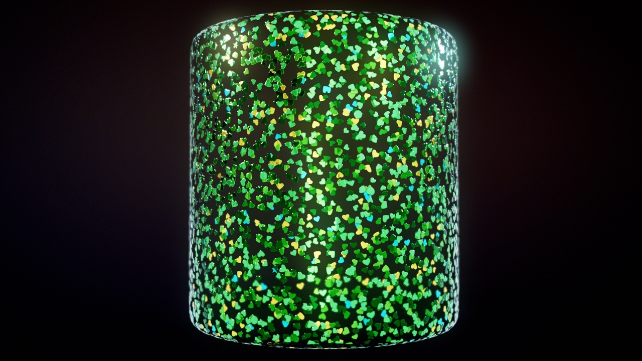 Media 1 for listing Multi-Shape Glitter Substance PBR material and textures