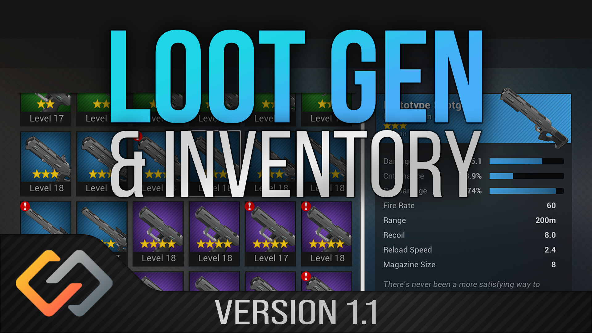 Loot Gen & Inventory