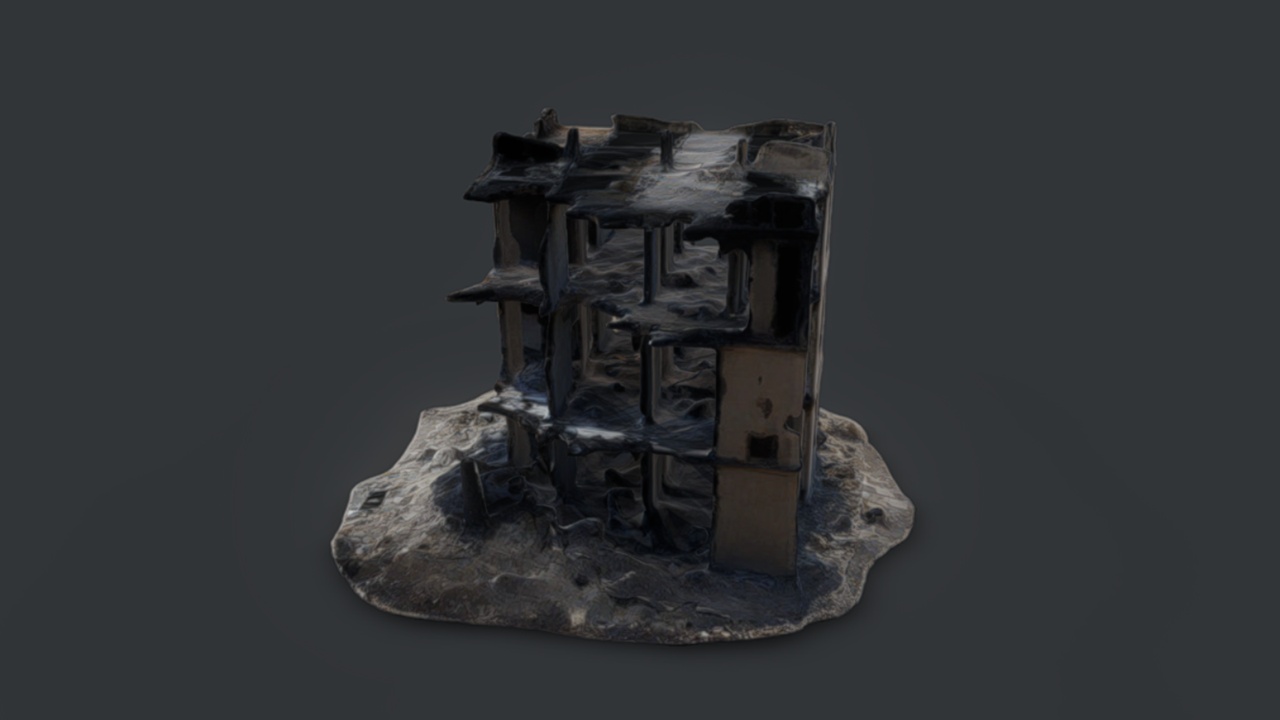 Media 1 for listing Three storey building war destroyed 001