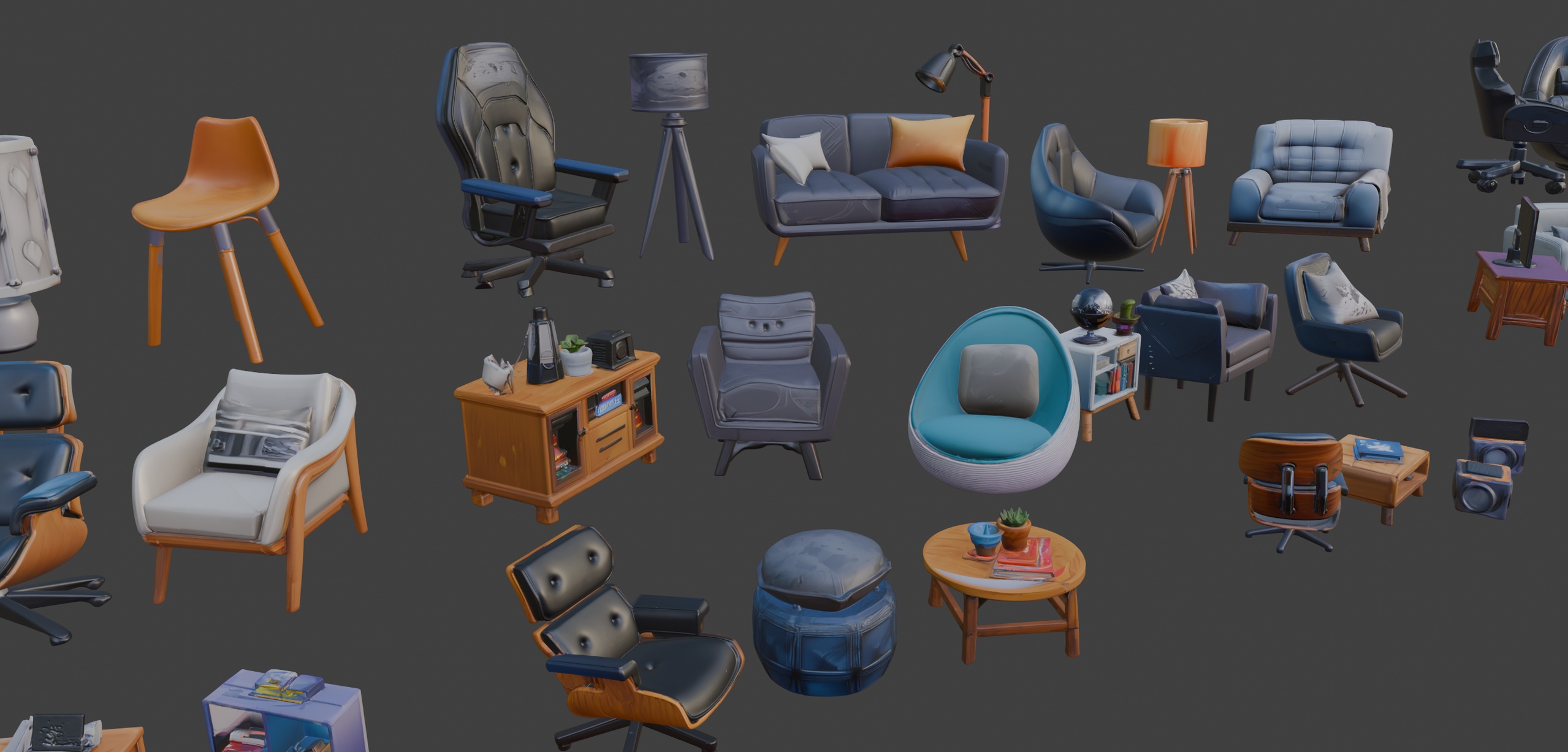 Media 1 for listing Stylized Living Room Props🛋️
