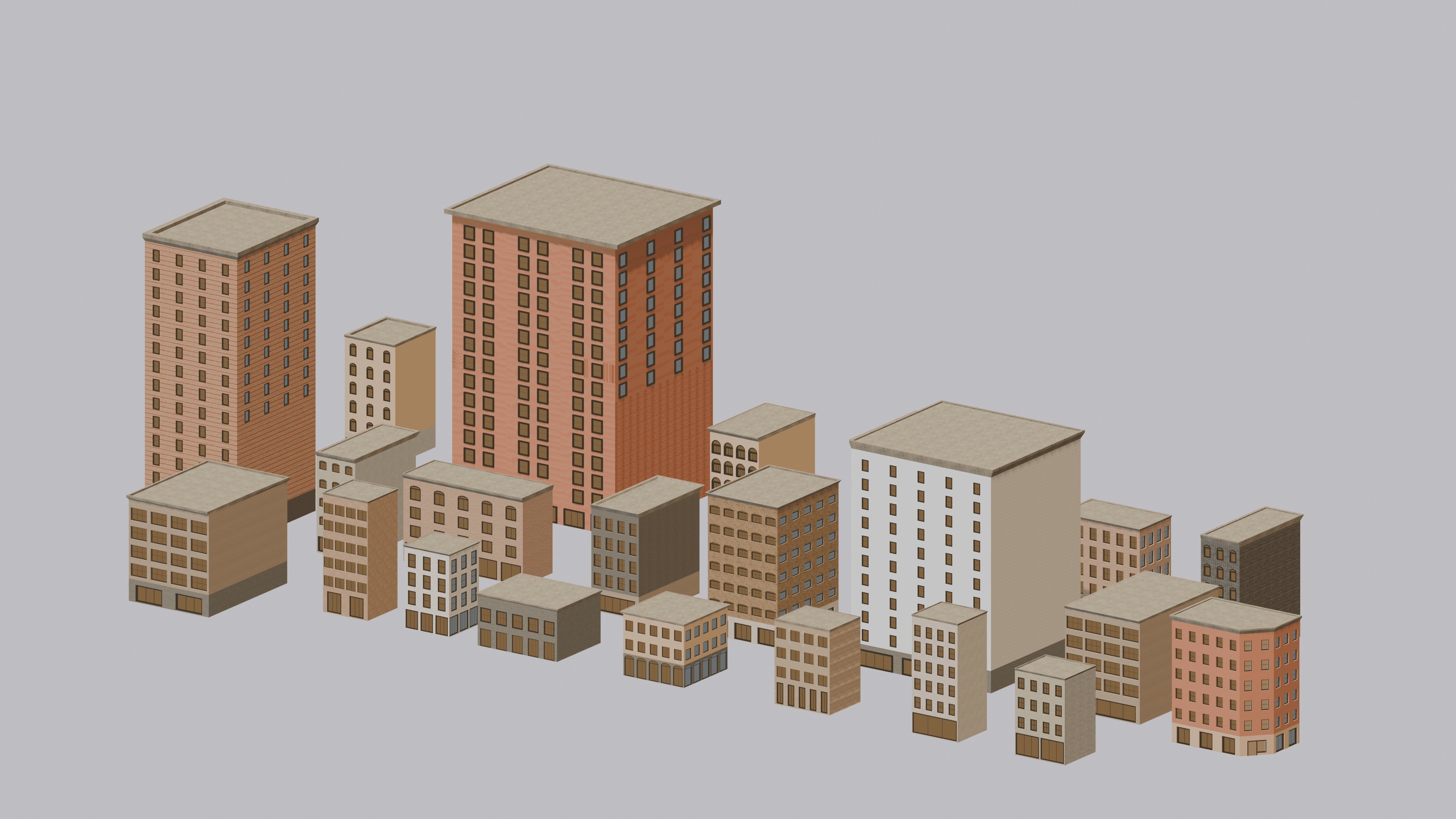 Media 1 for listing Low Poly Building Pack