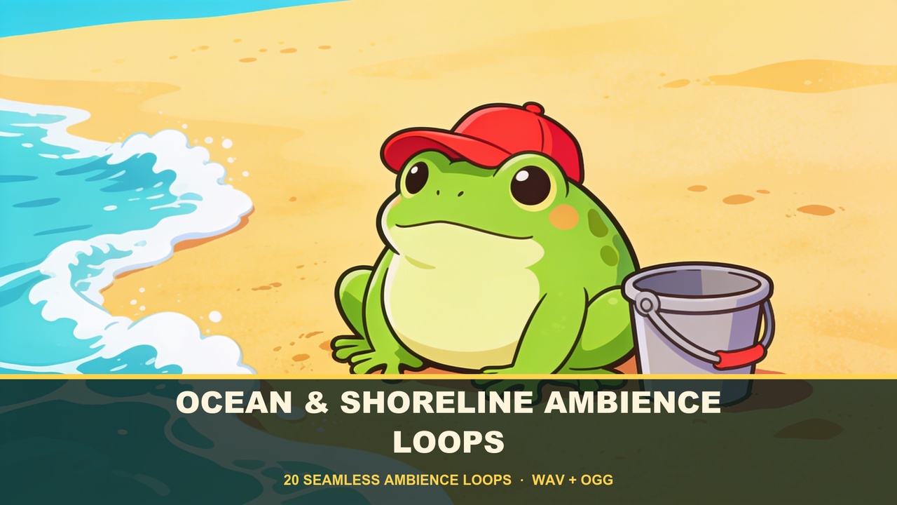 Media 1 for listing Ocean & Shoreline Ambience Loops — 20 Seamless Loops