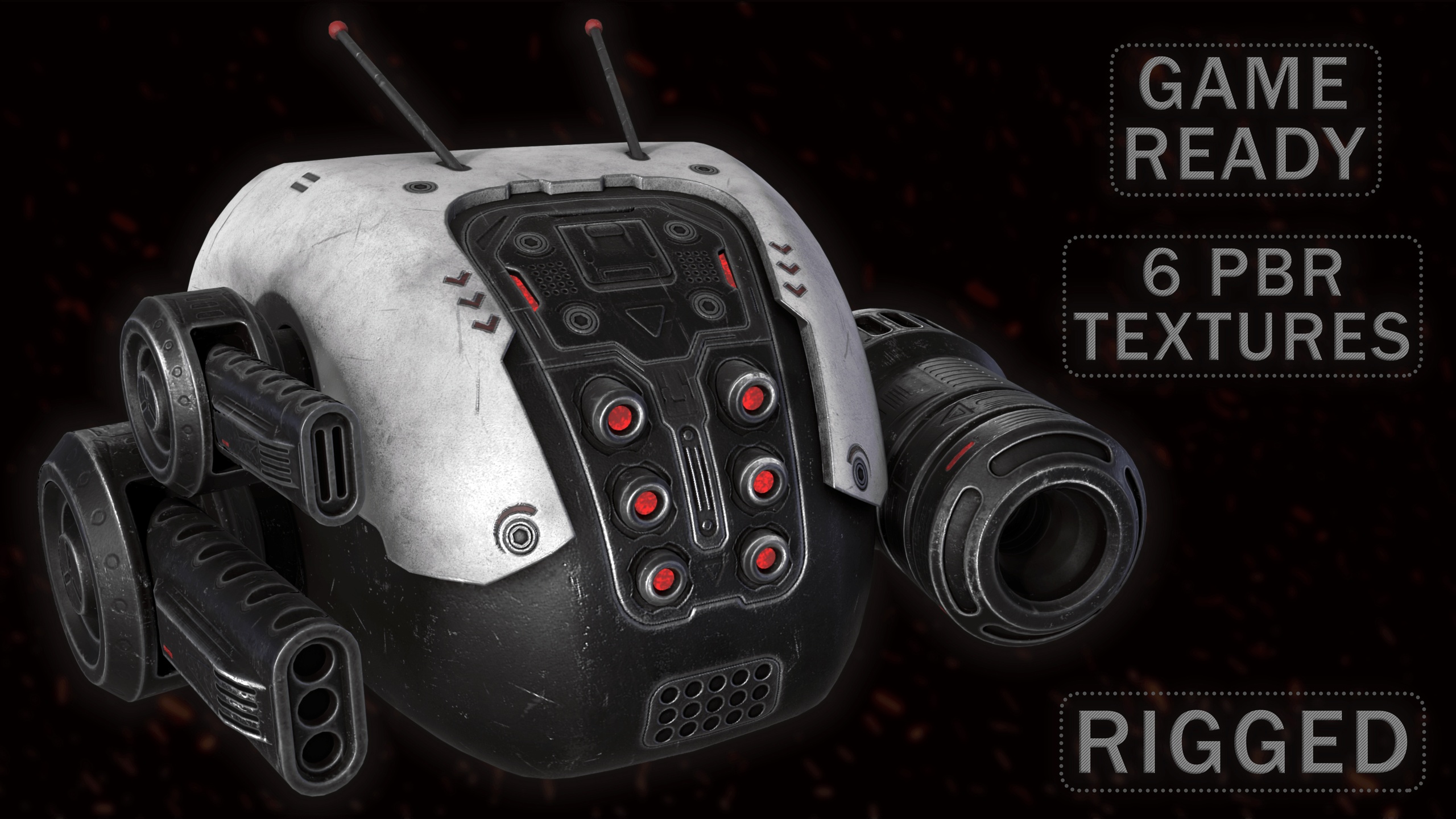 Media 1 for listing Sci-fi Tactical Drone
