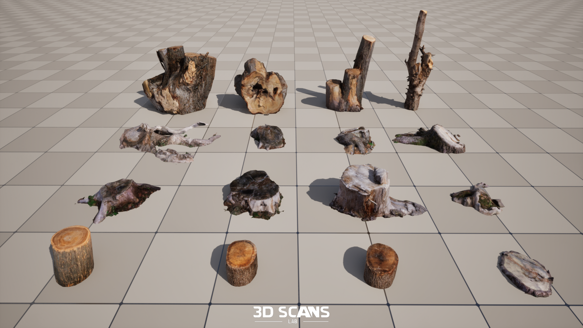 Tree Stump Pack | Fab