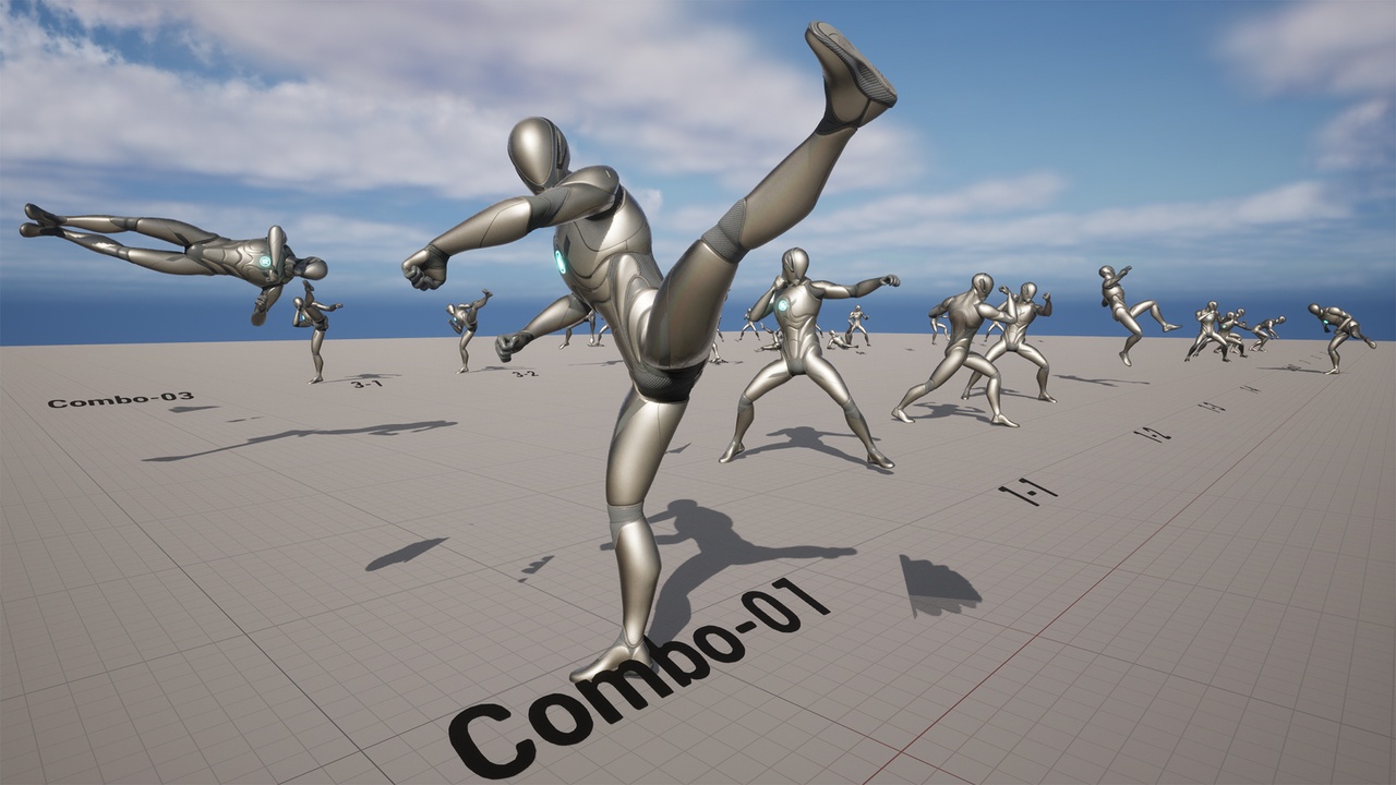 Media 1 for listing Dynamic Hand to hand Fighter Combat Animations V2