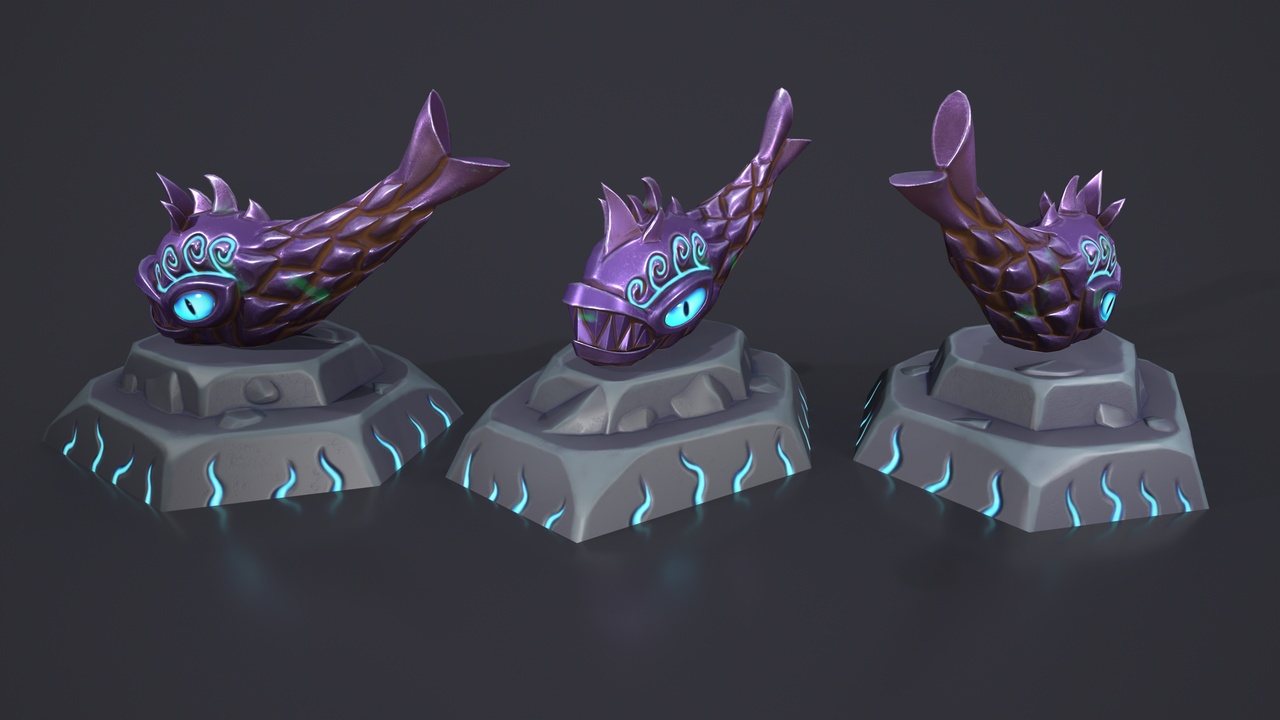 Multimedia 1 para anuncio Statue Angry Fish
