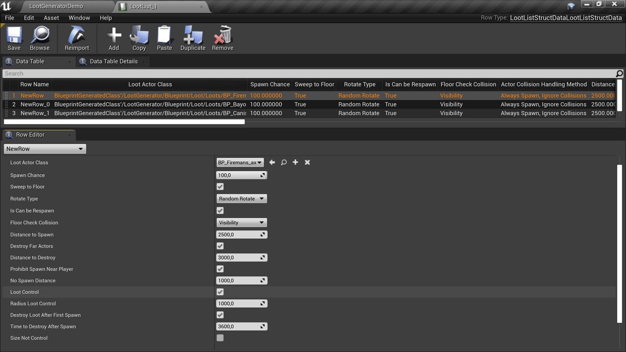 Media 1 for listing Loot Generator - Scalable Item Spawning with Lists, Zones and Management