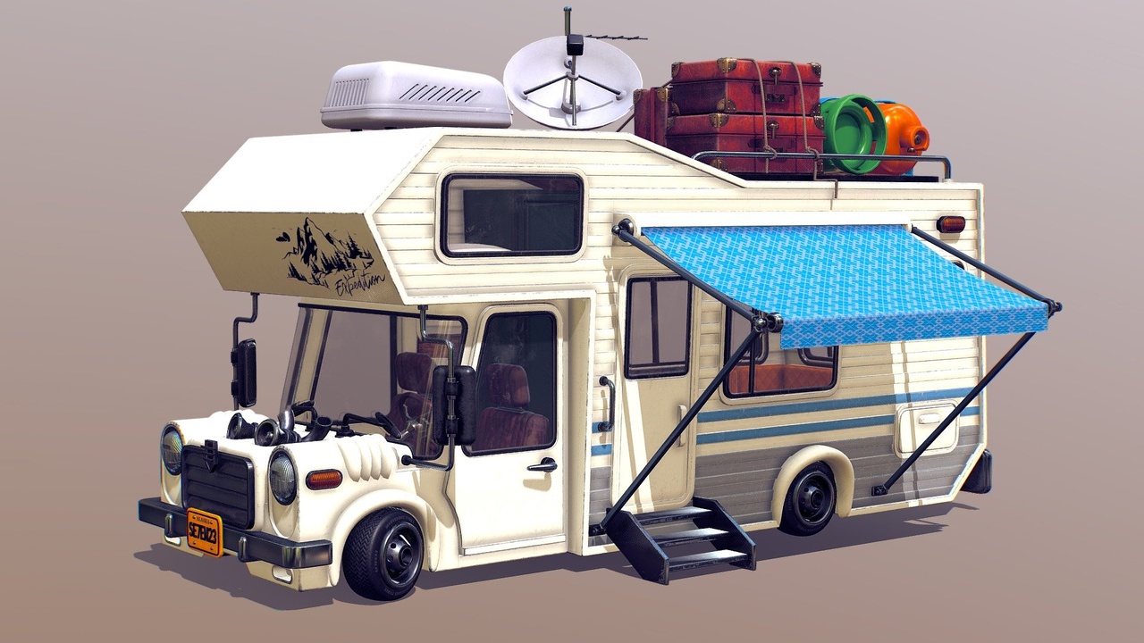 Media 1 for listing Stylised Camper Van