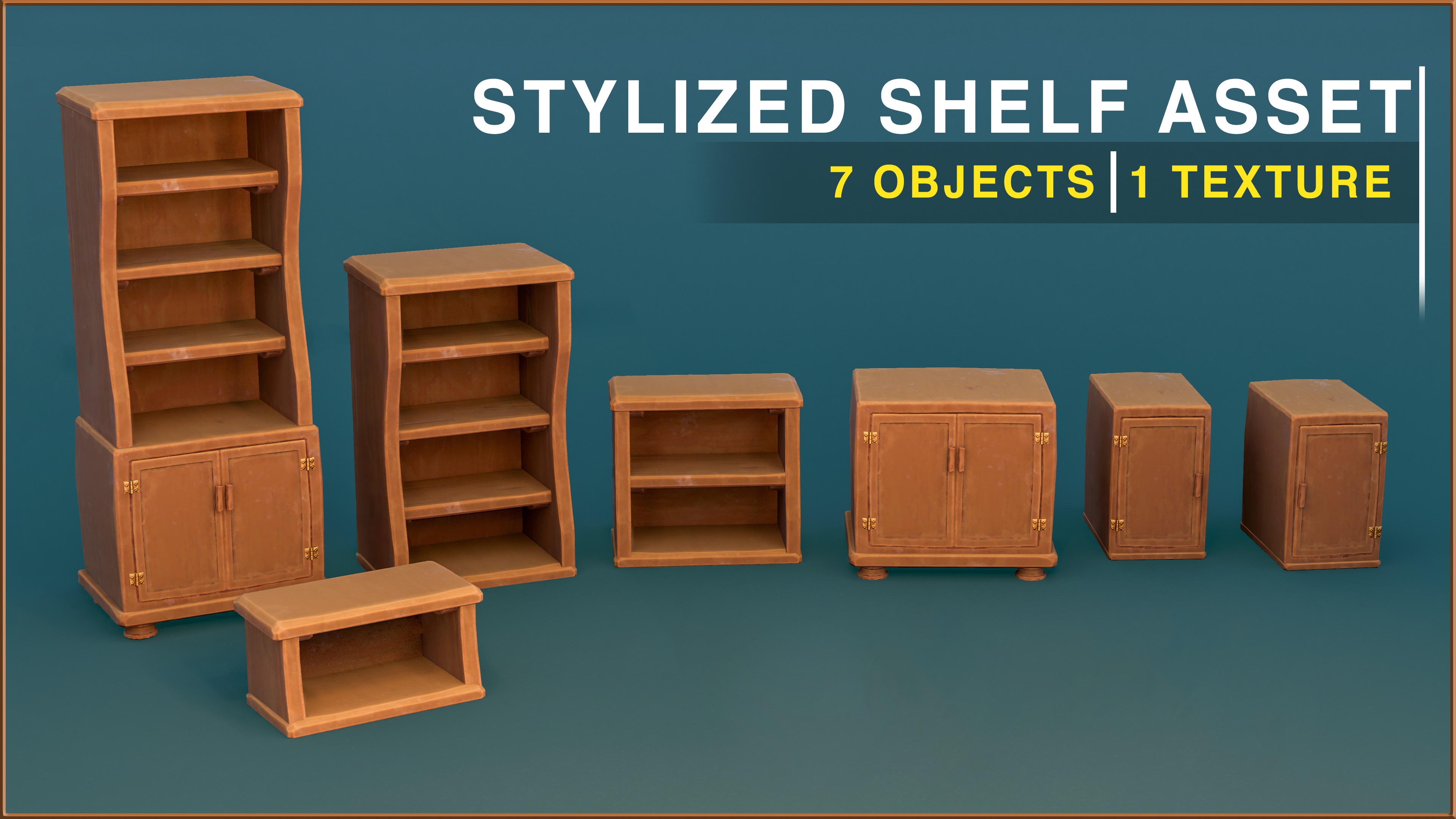 Stylized Shelf Asset | Fab