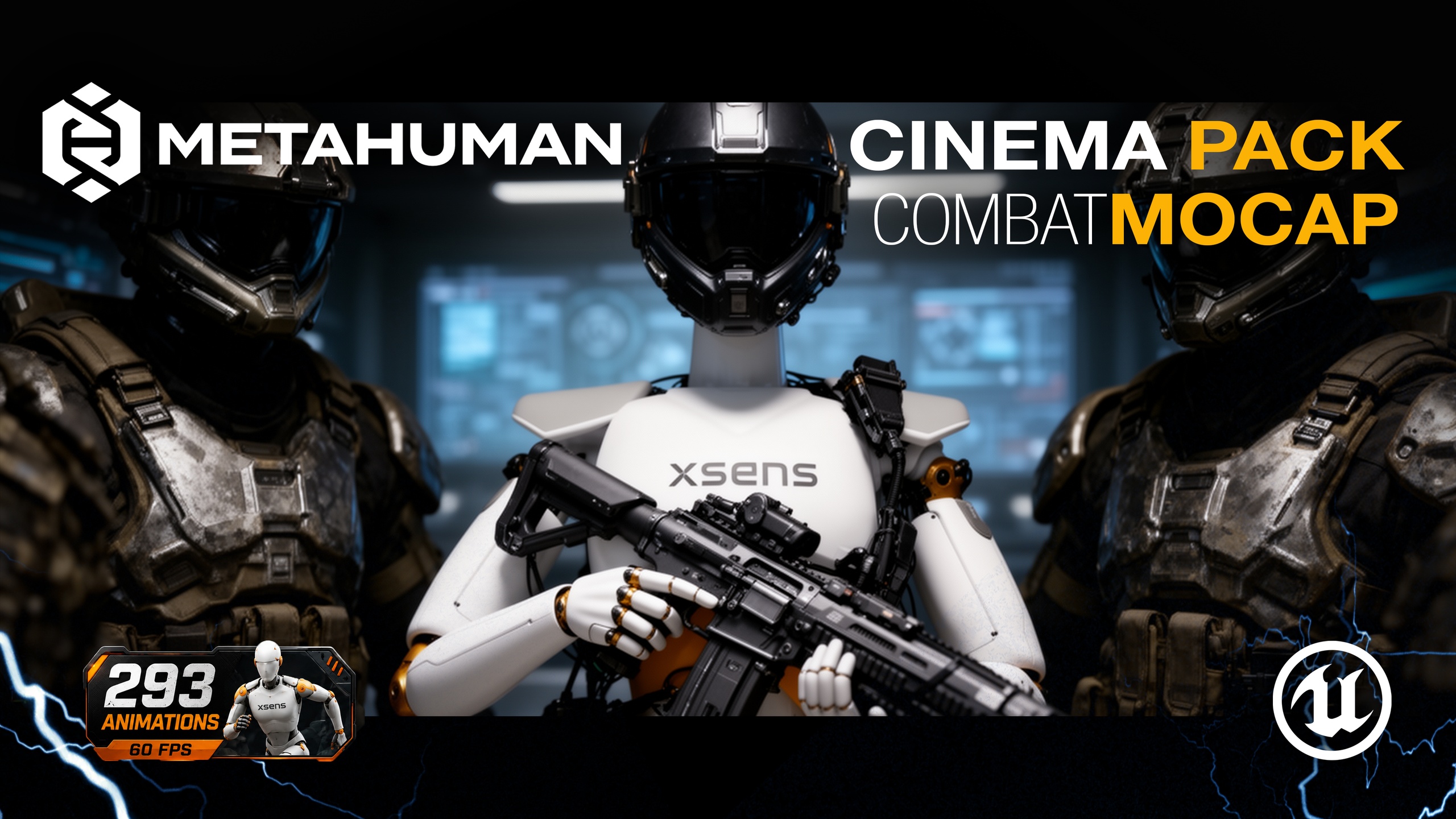 Media 1 for listing MetaHuman Cinema Pack : Combat Mocap