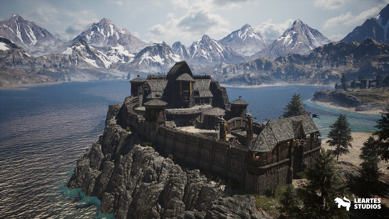 Media 1 for listing Medieval Nordic / Viking Castle Environment