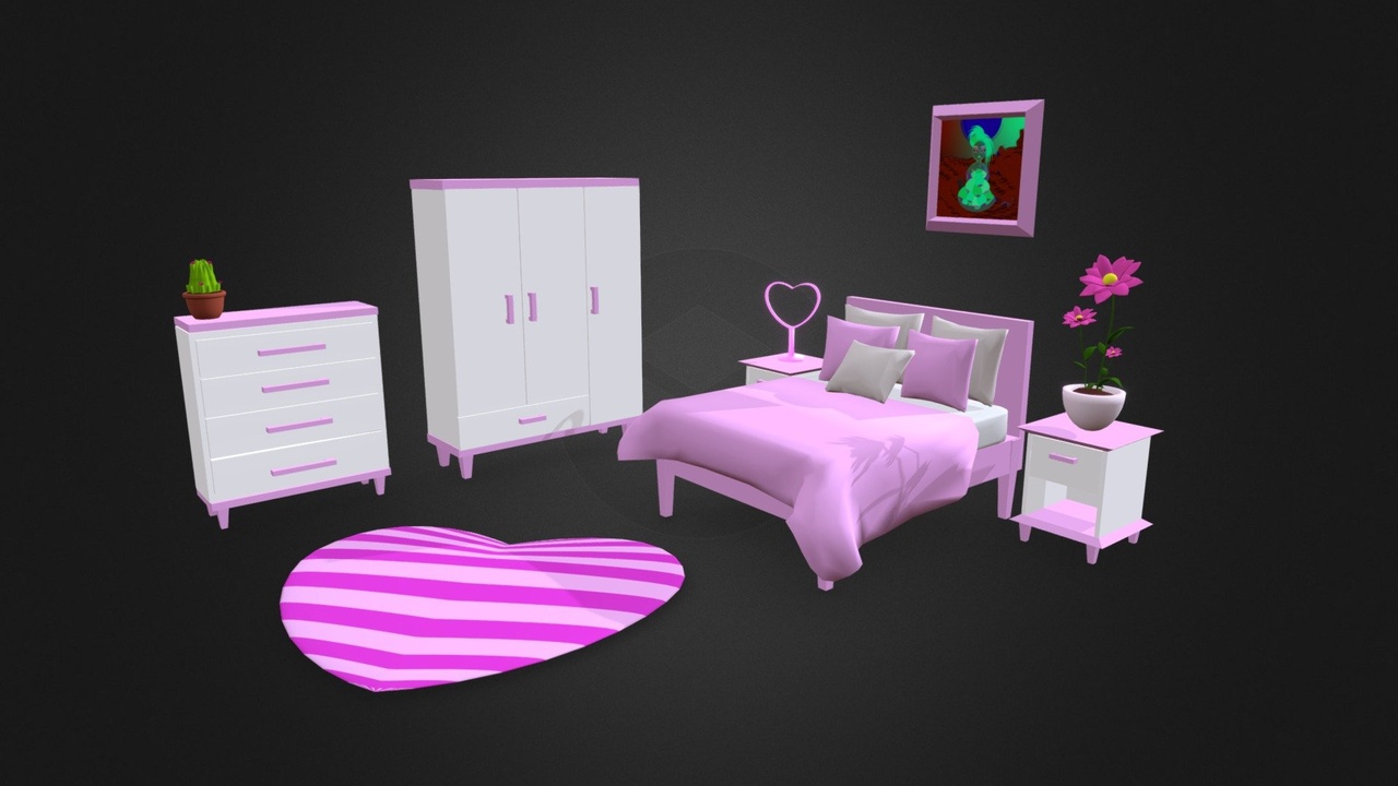 Media 1 for listing pink room